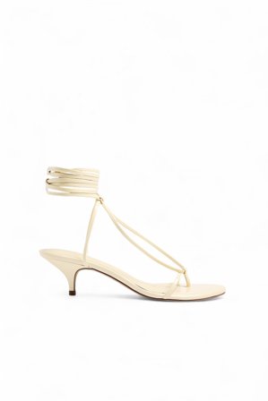 KristineBennigsenXNaKd High Heels mit Schnürung und Riemchen - Schuhe mit Absatz - Gelb - EU 41