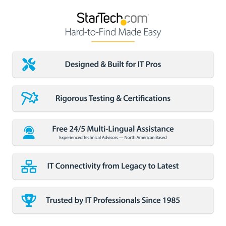 StarTech CAT8 ETHERNET CABLE BLUE 25G/40G S/FTP LSZH 100W POE CABL