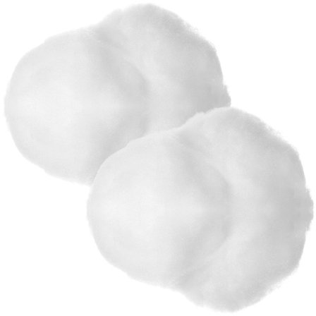 2 poser med kunstig fluffy snø bomullssne som julete fluffy innendørs snø (25.00X10.00X7.00CM, hvit)