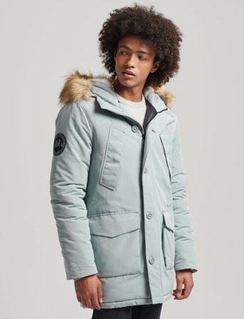 Superdry Vintage Everest Parka - Blue - M