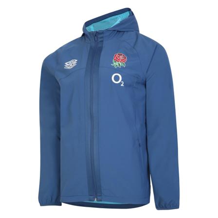 England Rugby Herr 22/23 Umbro Vattentät Jacka Xl Ensign Blue