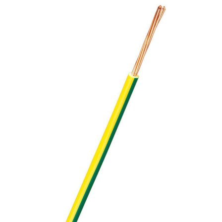 Nexans PN 1,5mm² gul/grønn metervare (1-100m)