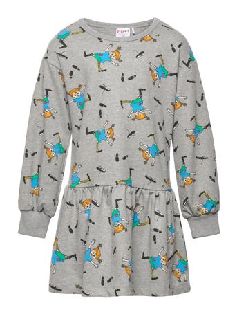 Step Sweat Dress Dresses & Skirts Dresses Casual Dresses Long-sleeved Casual Dresses Multi/mønstret Martinex