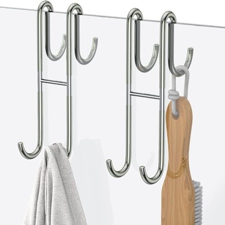 2kpl lasiovikoukku Kaksipuolinen koukku 2kpl 2kpl