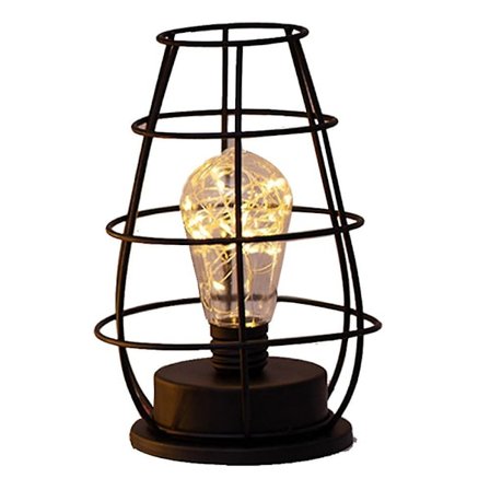 Rött vin form lampa LED lampa vinglas bordslampa metall smidesjärn lampa modern heminredning