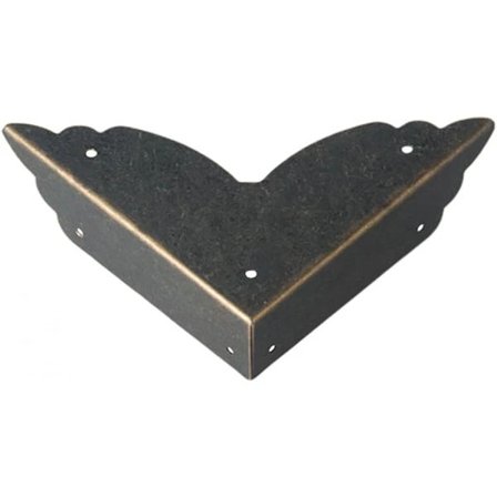 4 stk Hjørnebeskyttere, Møbelhjørnebeskyttere, Hjørnebeskyttere i metall for sikkerhet, Barnesikre hjørner, Bordhjørner