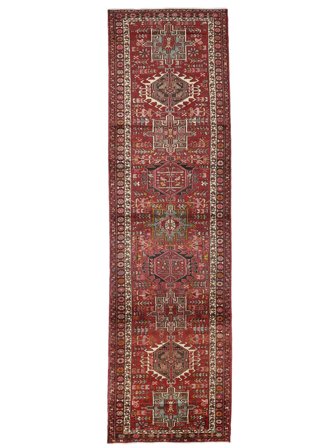 Tapis Heriz 110X383 De Couloir (Laine, Perse)