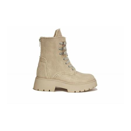 Janet & Janet, Bottines Yemina Beige, Dames, Maat:37 EU
