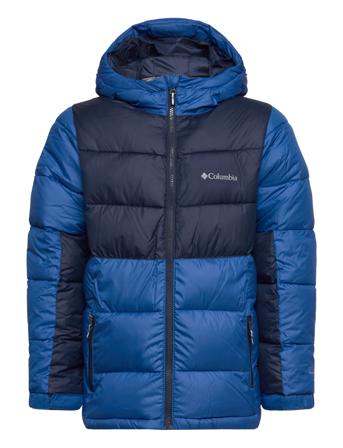 Pike Lake Ii Hooded Jacket Sport Jackets & Coats Puffer & Padded Blue Columbia Sportswear