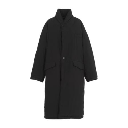 Maison Margiela Down Kappa svart, Dam Vinterkappor, Dam, Storlek: S