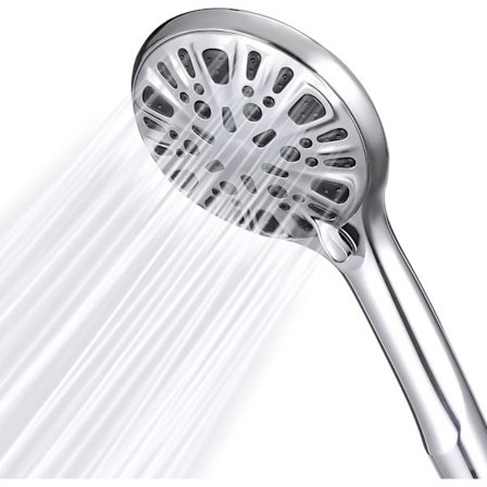 Högt tryck handhållet duschhuvud med 9 sprayinställningar