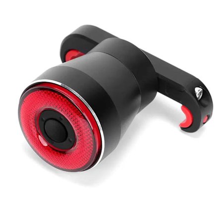 Smart Cykel Baglygte, Bremsesensor Baglygter, Automatisk Til/Fra, Vandtæt, USB Opladbar, Ultra Lys LED Advarsel Bag Cykel