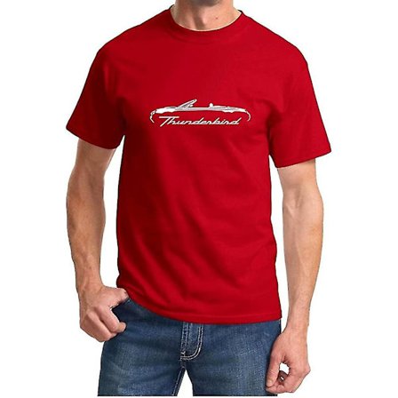 2002-05 Ford Thunderbird Cabriolet T-shirt med klassisk konturdesign Xl Röd