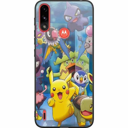 Motorola Moto E7i Power Svart Skal Pokemon