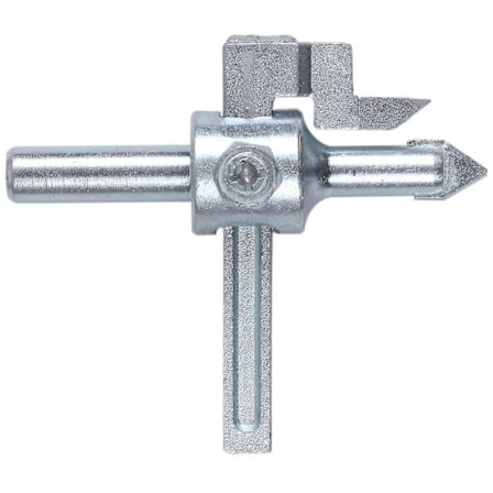 Justerbar Cirkel Flise Skærer Hulskærer kompatibel med Keramik Flise Wolframkarbid Bor Bit co