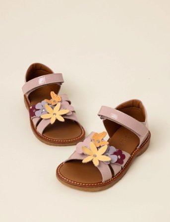 ANGULUS Sandals - Flat - Open Toe - Clo - Pink - 25