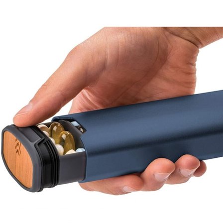 Mørkeblå 7 dages pilleæske - Ugentlig rejsepilleæske