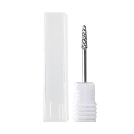 Nagelkarbidbits Nagelborrspets Snabbborttagning av nagelband Akryl eller hård gel 3/32" skaft för manikyr, nail art, maskin M