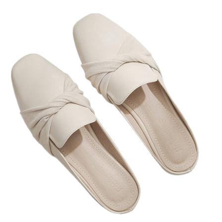 Kvinnor Slip På Mules Stängd Toe Flats
