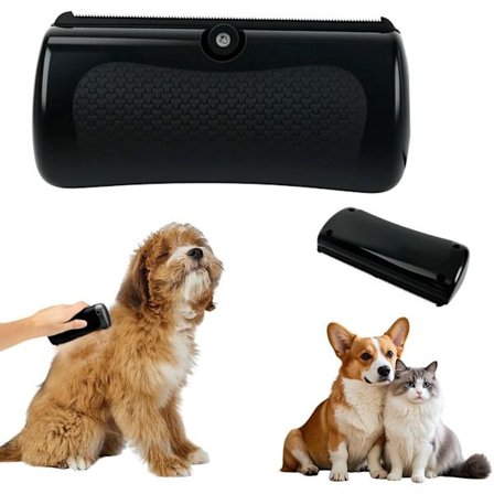 Udredningsbørste - 1 stk. - Halehårsfjerningsbørste - Udredningskam - Kam - Underuldskam - Plejebørste til hunde og katte - Hundebørste - Kattebørste