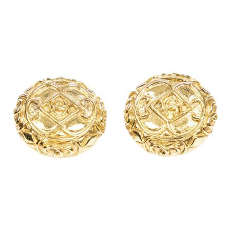 Chanel Vintage Pre-owned Jewellery , Geel , Dames , Maat: ONE Size Vintage Sieraden
