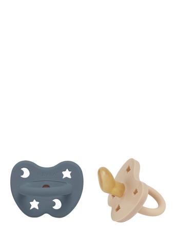 Two-Pack Orthodontic Pacifier 3-36 Months Baby & Maternity Pacifiers & Accessories Pacifiers Multi/mønstret HEVEA*Betinget Tilbud