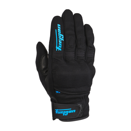 Furygan Jet D3O Motorcycle Gloves Women's Black/Turquoise XL