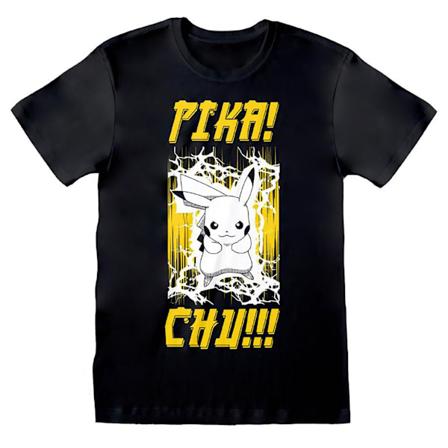 Pokemon Unisex Adult Electrifying T-Shirt M Svart Black M