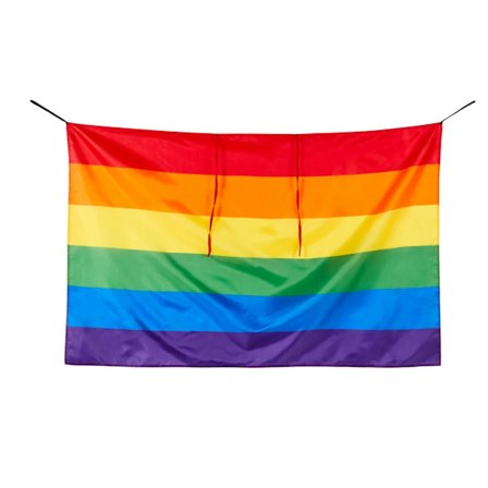 Pride Rainbow Cape One Size Multicoloured