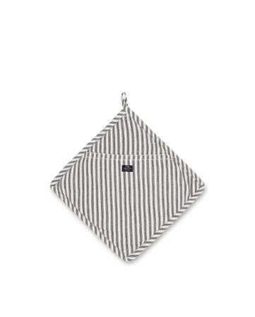 Lexington Icons stripet gryteklut, fiskebensvevd bomull