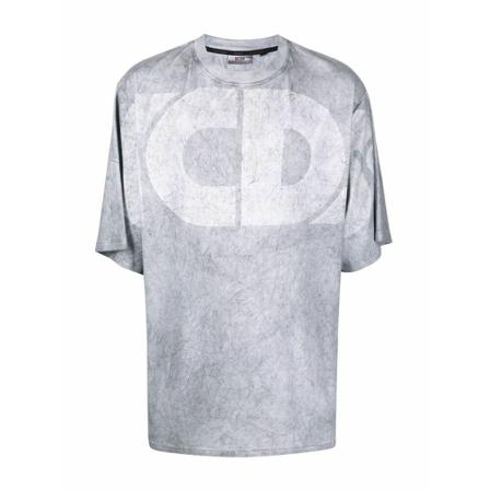 Gcds, T-Shirts Grijs, Heren, Maat:S