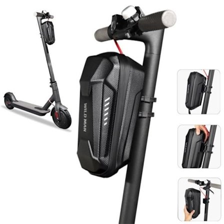 Elektrisk løbehjultaske, vandtæt opbevaringstaske til løbehjul, stor kapacitet 4L styrtaske til løbehjul og cykel