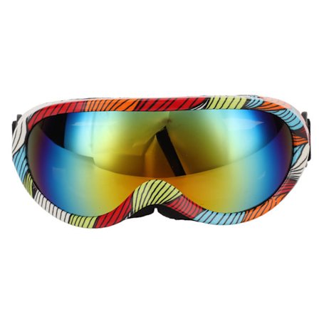 Hundsolglasögon UV-skydd Vindtäta Röda Linser Randig Ram Husdjursglasögon