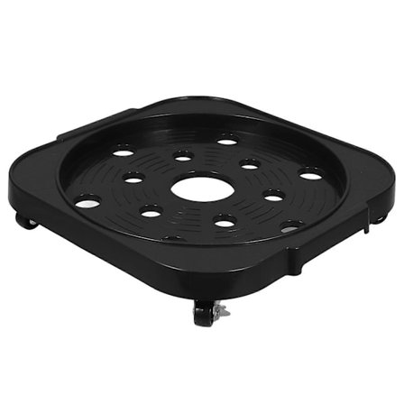 Gasflaskebase med hjul og bremse | Multifunktionel tankholder til plantekasser og opbevaring | Roterende stativ til hjem og have | Stilfuld og robust