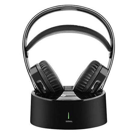 TV-høretelefoner - GEEMARC - Komfortable - Lang batterilevetid - Sort - 200 meters rækkevidde