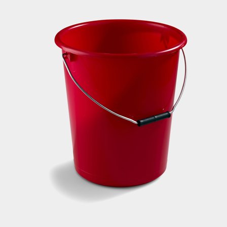 Balde Nordiska Plast, vermelho, 12 litros