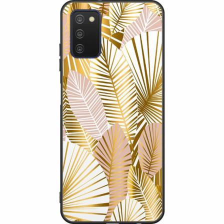 Samsung Galaxy A03s Svart Skal Guld