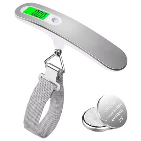 Elektronisk bagasjev vekt, bærbar digital reisevekt med tjære