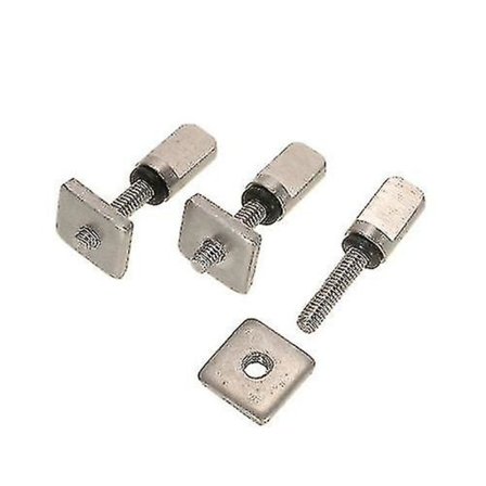 3 Surfbräda Longboard Glidande Finfäste Skruv & Finfäste Platta Ersättningskit För Stand Up Paddle Body Board - Plemdea