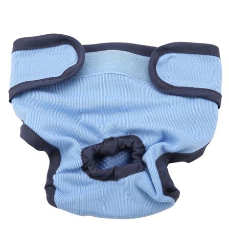 Hundbukser i polyester - Blå XL