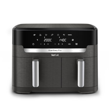 TEFAL Easy Fry Dual XXL EY942HE0 Fritureapparat 2020W Grå