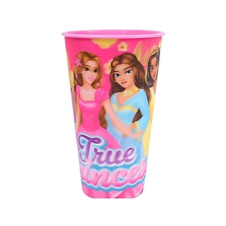Prinsessan True 3D-effekt plastmugg 480 ml