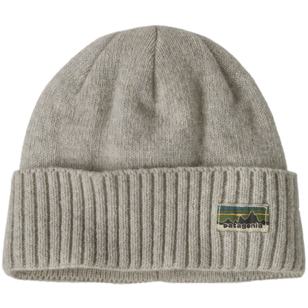 Patagonia Brodeo Beanie OG Legacy Label: Crisp Grey