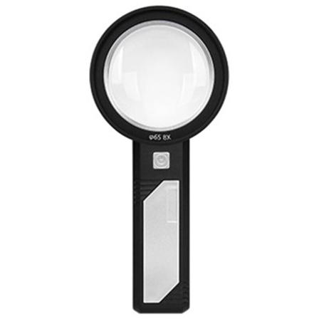 8LED taskulamppu USB-ladattava suurennuslasi irrotettava optinen suurennuslasi valaistu suurennuslasi C