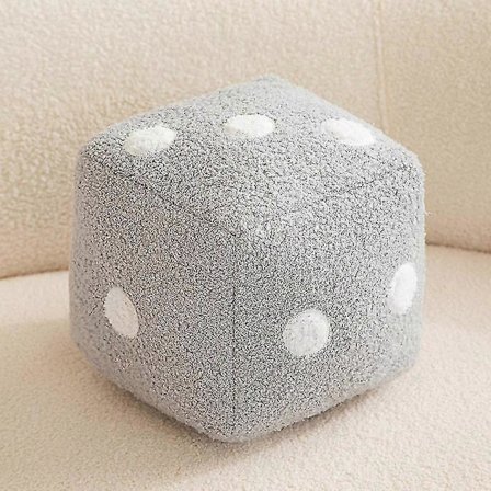 30cm Kreativ Terning-Serie, Plysj Lekeputer, Morsomme Terningkast Puter, Fyllte Myke Sofa Ryggputer Hjemmedekor Gave