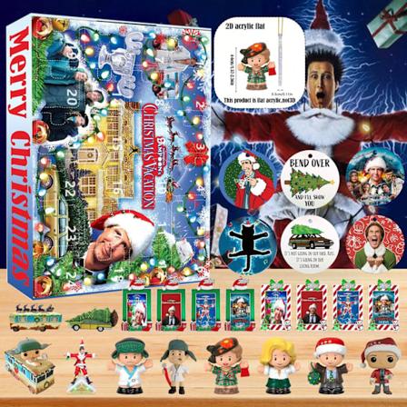 2024 Joulukalenteri Sarkastinen Joulu 24 Päivän Countdown Kalenteri Blind Box Lomapäivälahja