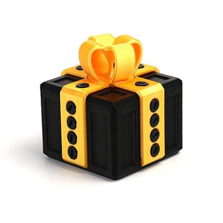 25-26 Irriterende Gaveeske med Skruer, Irriterende Gaveeske med Vrilager, 3D-Printet Spøk Skrueeske Gave til Barn Voksne