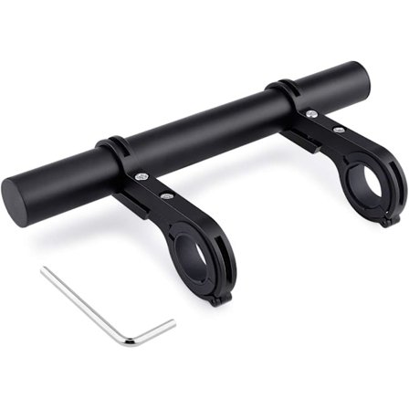 Cykelstyrforlænger Mount Tube Extender 20CM Aluminium Legering, Dobbelt Håndtag Holder til Montering af Smartphone Lampe GPS Tilpasset Styr