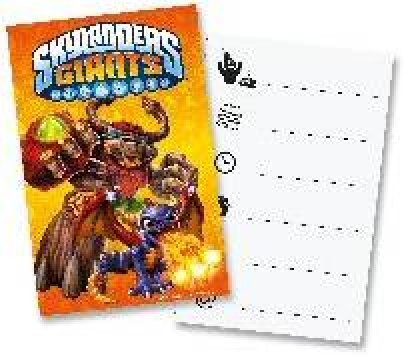 Inbjudningskort Skylanders Giants 6-pack - Kalaslagret.se