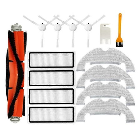 För D10 Plus RLS3D, Z10 Pro, L10 Plus Robotti-imurin pääharja Hepa-suodatin Moppityynyt [DB]